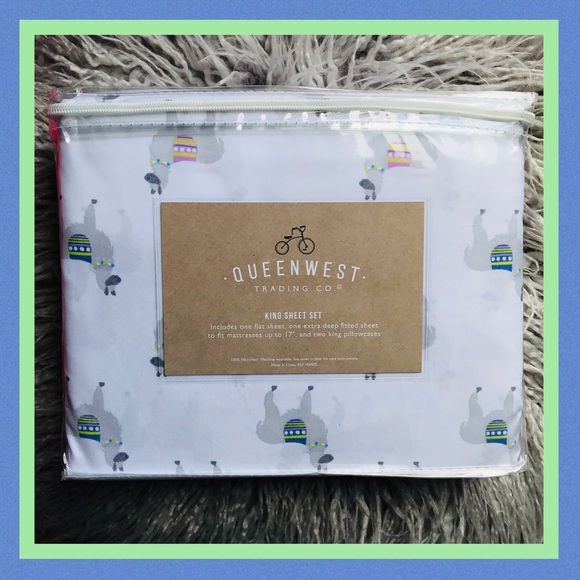 Queenwest Trading Company Bedding Queenwest Traveling Llama King